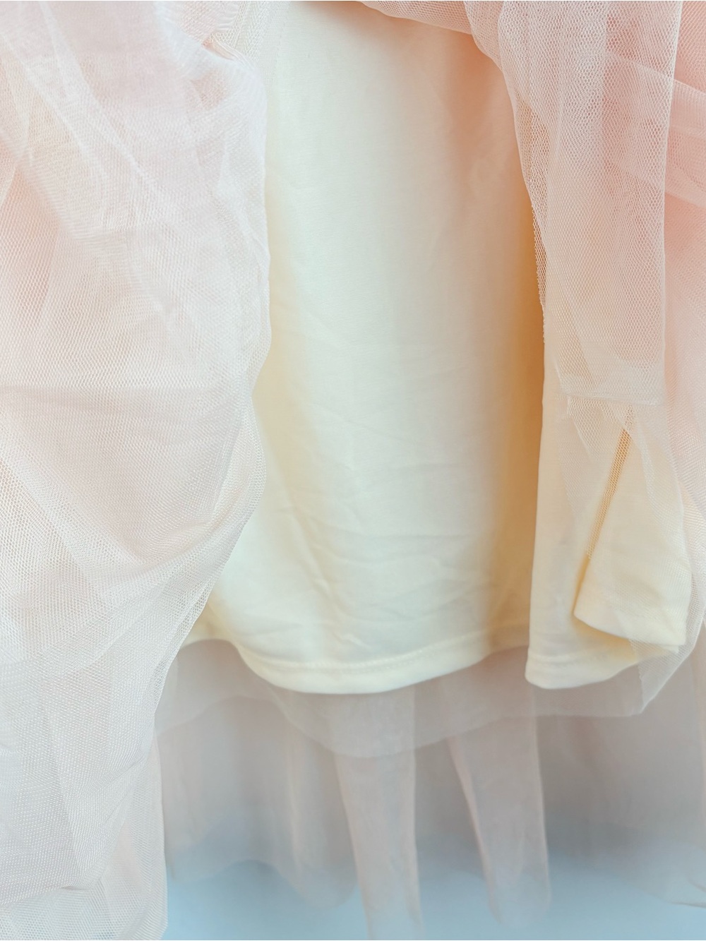 Wicked Paul Tazewell Skirt Womens S Cream Ombre Layered Tulle Fairycore Costume - Picture 6 of 11